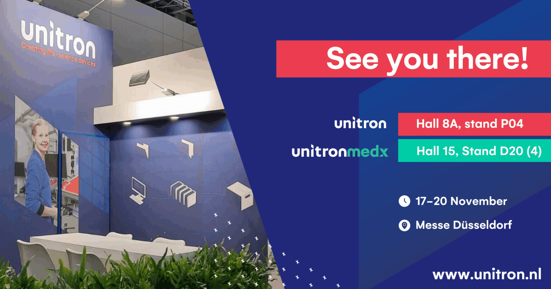 Unitron aanwezig tijdens Compamed 2025